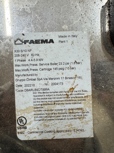 Faema super automatic - faema,